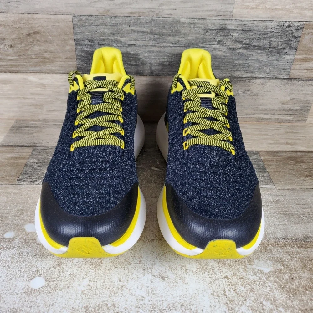 Rabbit Dream Chaser Womens Shoes Sz 10 Blasing Yellow Lace Up Round Toe Sneakers